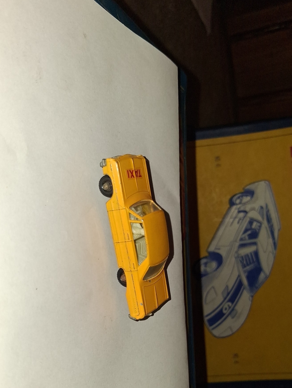 Lesney Vintage Yellow Taxi Toy #20